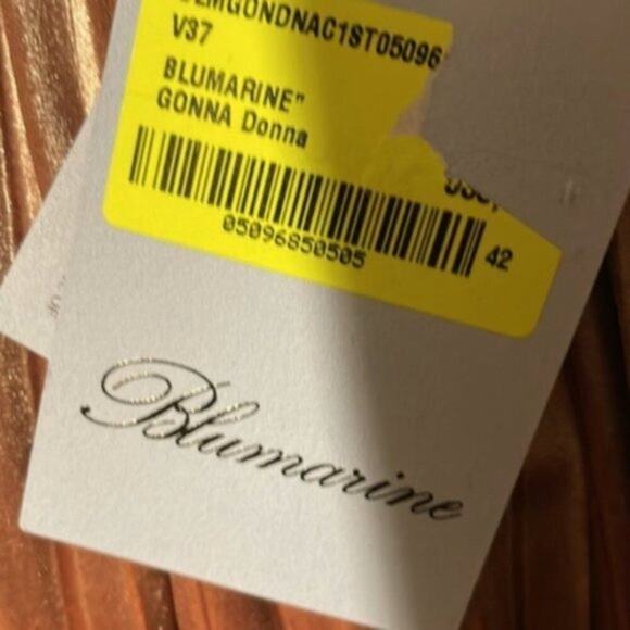 Blumarine Velvet and Lace blush pink maxi skirt size 6 - Picture 9 of 10